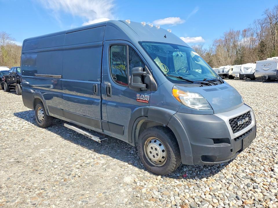 2020 Ram Promaster 3500 მანქანა იყიდება აუქციონზე, vin: 3C6URVJG1LE140433, აუქციონის ნომერი: 49409906