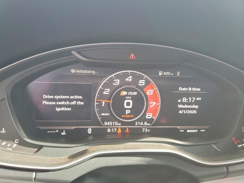 Продажа на аукционе авто 2018 Audi Sq5, vin: WA1C4AFY7J2064766, номер лота: 47193176