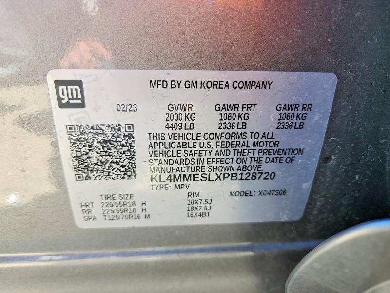 51177936 :رقم المزاد ، KL4MMESLXPB128720 vin ، 2023 Buick Encore Gx مزاد بيع