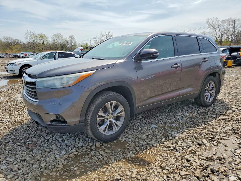 Aukcja sprzedaży 2015 Toyota Highlander, vin: 5TDBKRFH9FS157195, numer aukcji: 49645146