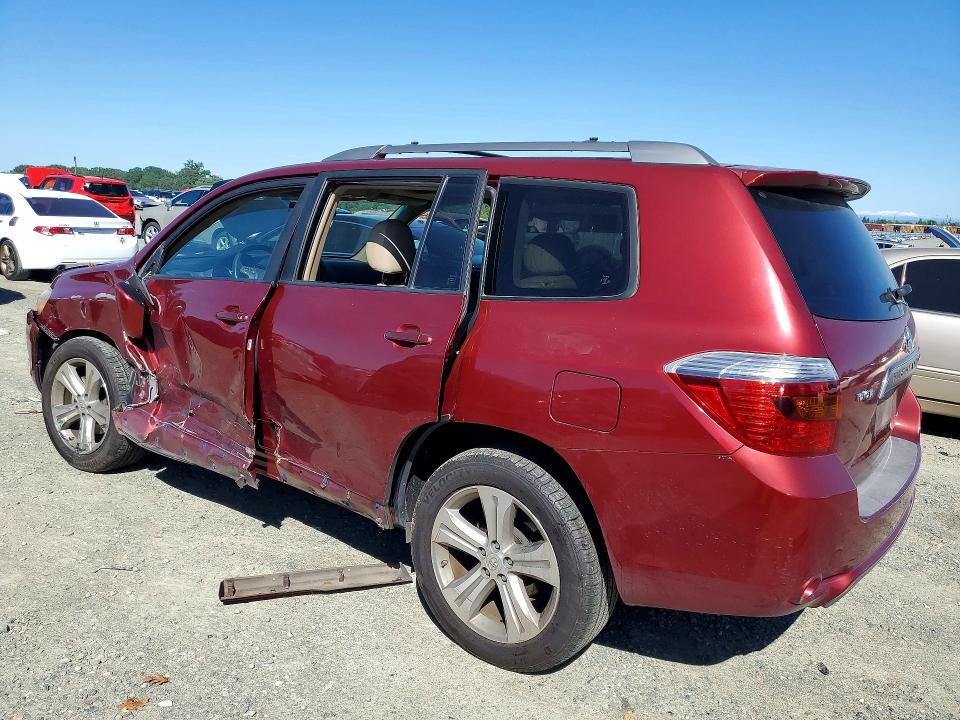 2008 Toyota Highlander მანქანა იყიდება აუქციონზე, vin: JTEES43A382023070, აუქციონის ნომერი: 48214826