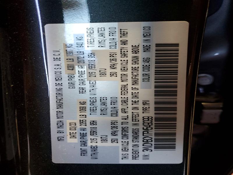Aukcja sprzedaży 2023 Mazda Cx-30, vin: 3MVDMBCM7PM549099, numer aukcji: 51169846