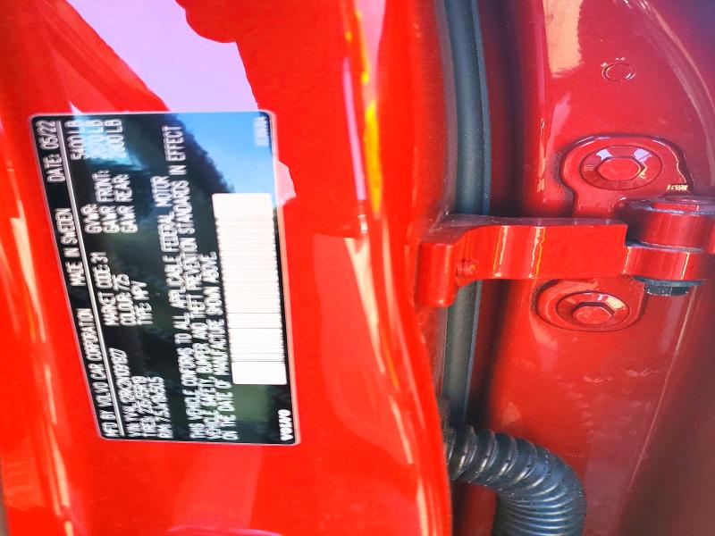 Aukcja sprzedaży 2022 Volvo Xc60, vin: YV4L12RK2N1091927, numer aukcji: 49117236