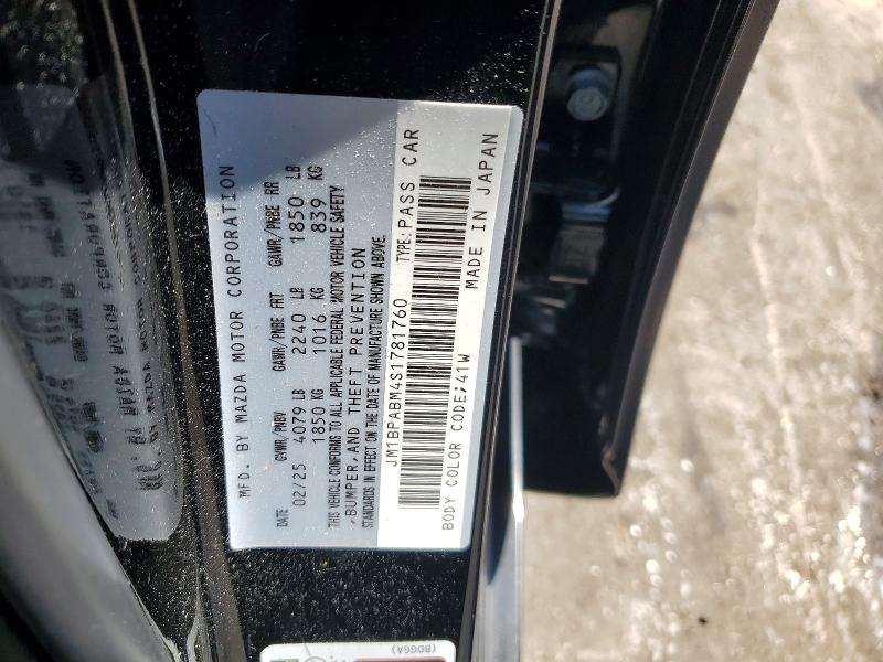 50233256 :رقم المزاد ، JM1BPABM4S1781760 vin ، 2025 Mazda 3 مزاد بيع
