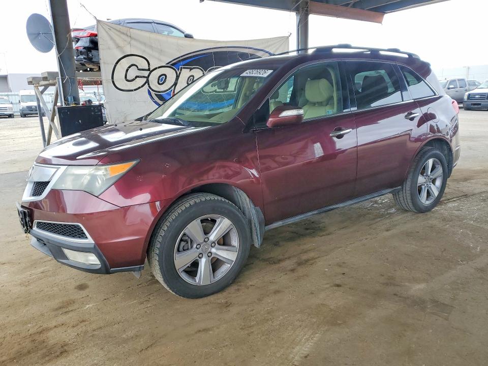 49826926 :رقم المزاد ، 2HNYD2H27CH524202 vin ، 2012 Acura Mdx مزاد بيع