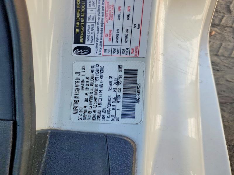 2014 Nissan 370z მანქანა იყიდება აუქციონზე, vin: JN1AZ4FH3EM620715, აუქციონის ნომერი: 51713156