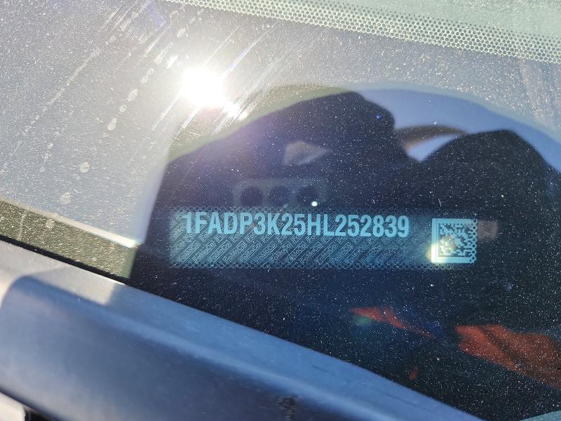 Aukcja sprzedaży 2017 Ford Focus, vin: 1FADP3K25HL252839, numer aukcji: 51668706
