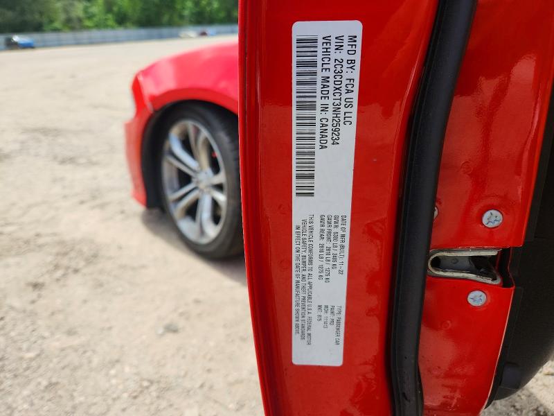 Продаж на аукціоні авто 2022 Dodge Charger, vin: 2C3CDXCT3NH259234, номер лоту: 49584196