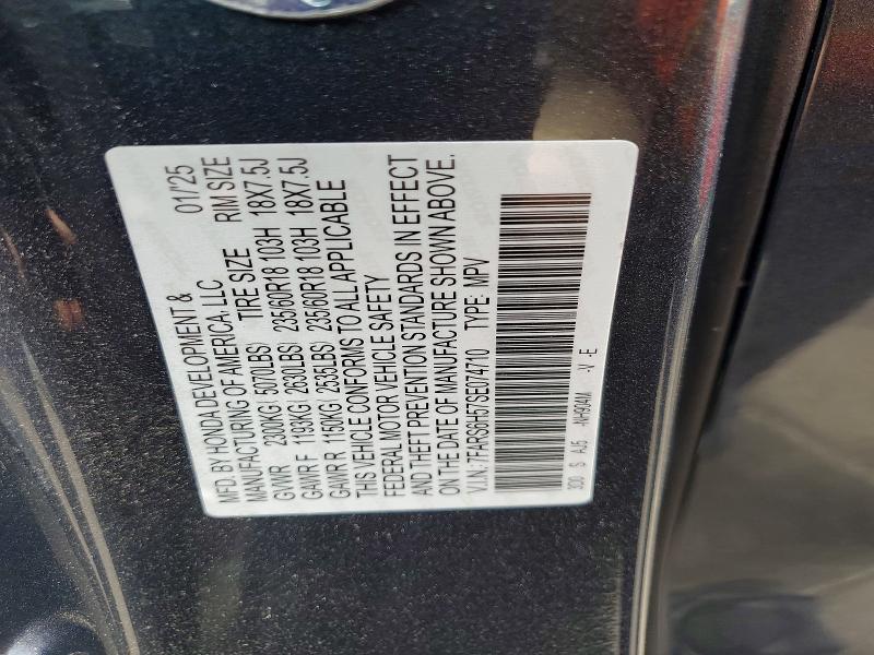 Продажа на аукционе авто 2025 Honda Cr-v, vin: 7FARS6H57SE074710, номер лота: 49664066