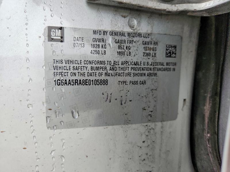 Aukcja sprzedaży 2014 Cadillac Ats, vin: 1G6AA5RA8E0105888, numer aukcji: 51072926