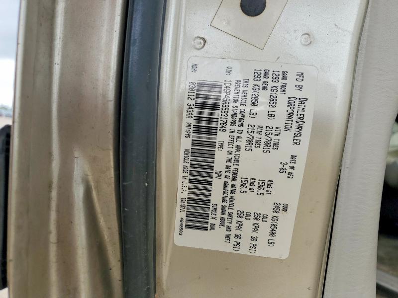 Продаж на аукціоні авто 2005 Chrysler Town & Country, vin: 1C4GP45R95B317649, номер лоту: 49501126