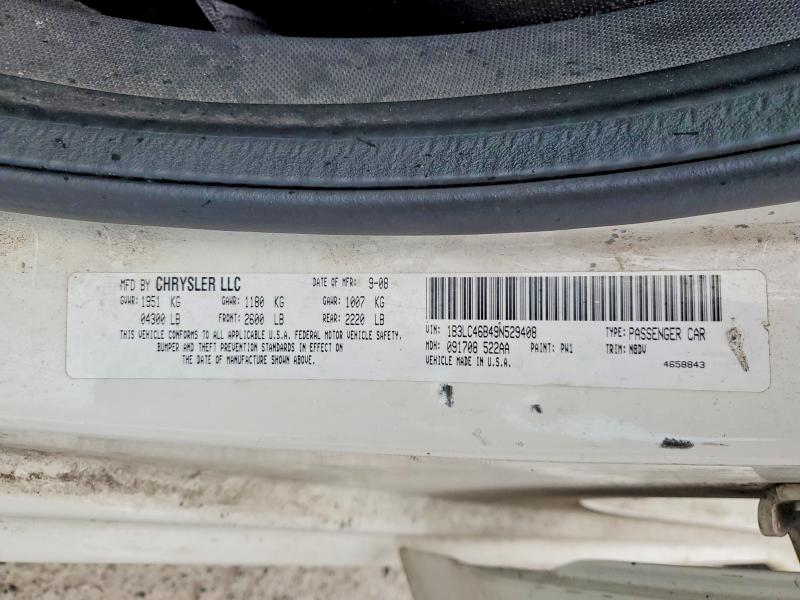 Продаж на аукціоні авто 2009 Dodge Avenger, vin: 1B3LC46B49N529408, номер лоту: 48618146