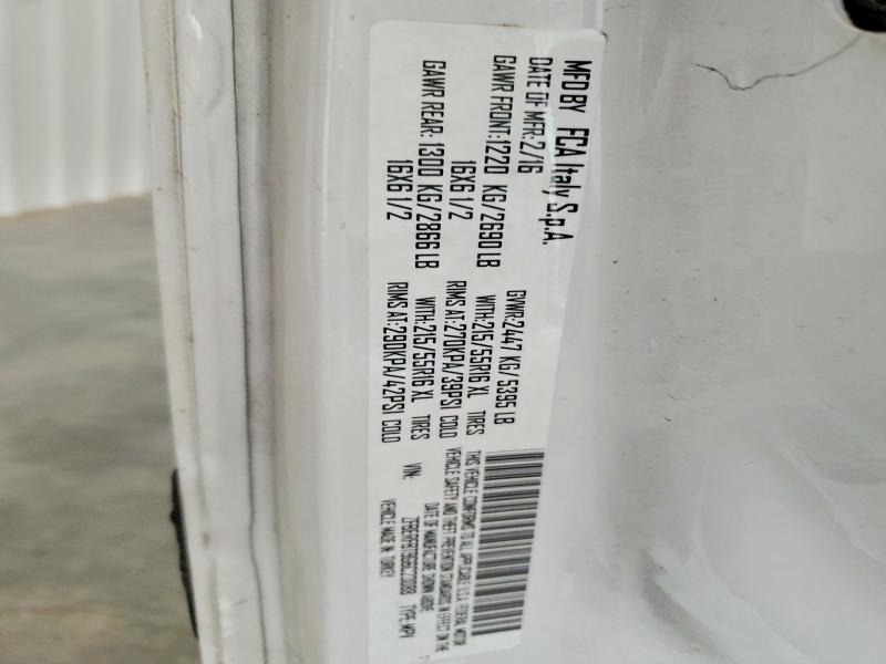 2016 Ram Promaster City მანქანა იყიდება აუქციონზე, vin: ZFBERFBT9G6C23088, აუქციონის ნომერი: 48862426