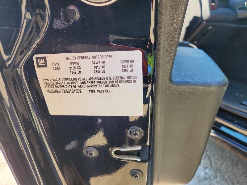 49408446 :رقم المزاد ، 1G6DM577X40181882 vin ، 2004 Cadillac Cts مزاد بيع
