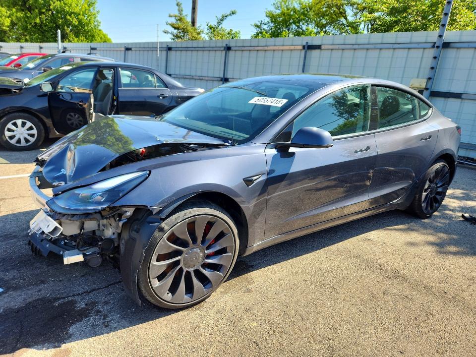 50557416 :رقم المزاد ، 5YJ3E1EC8NF248318 vin ، 2022 Tesla Model 3 مزاد بيع