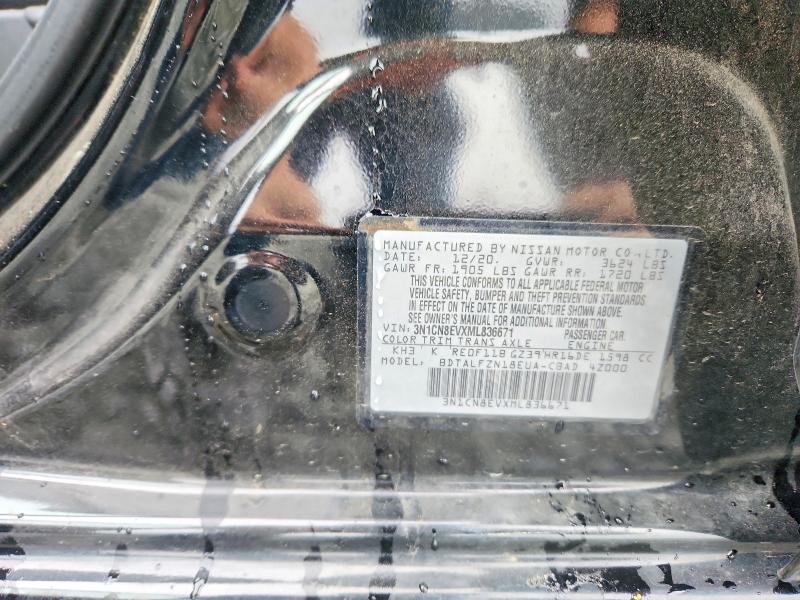 51464076 :رقم المزاد ، 3N1CN8EVXML836671 vin ، 2021 Nissan Versa مزاد بيع