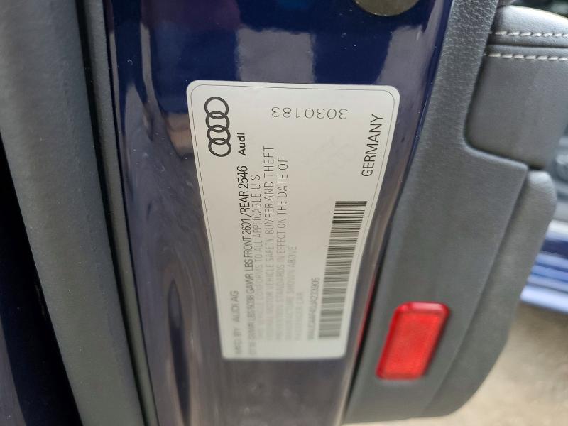 Aukcja sprzedaży 2018 Audi S4, vin: WAUC4AF40JA233905, numer aukcji: 47256476
