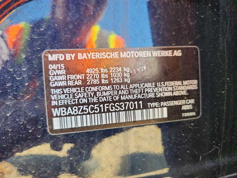 Продаж на аукціоні авто 2015 Bmw 328, vin: WBA8Z5C51FGS37011, номер лоту: 50914536