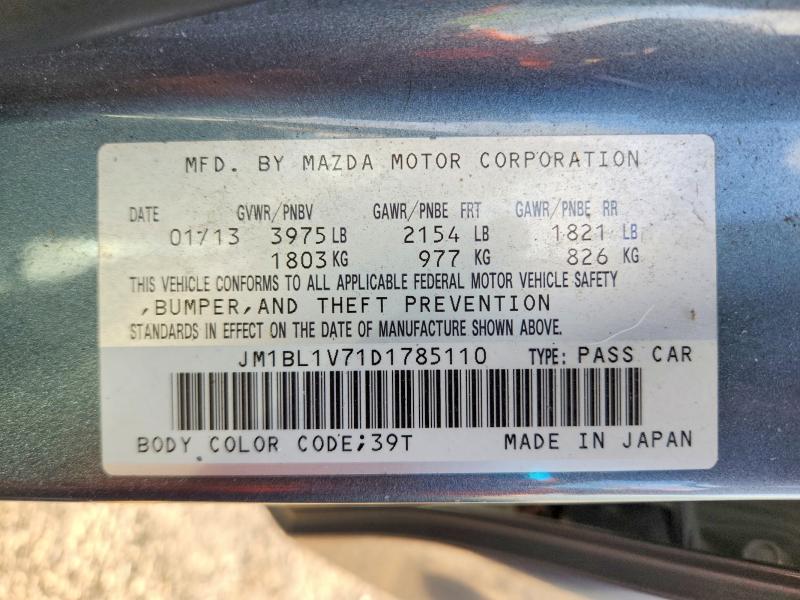 Продаж на аукціоні авто 2013 Mazda 3, vin: JM1BL1V71D1785110, номер лоту: 51713116