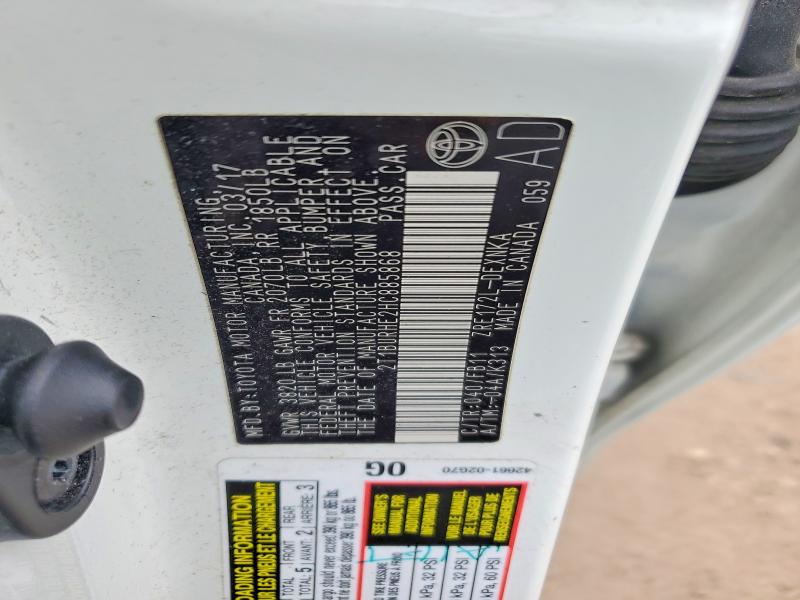 51562616 :رقم المزاد ، 2T1BURHE2HC885868 vin ، 2017 Toyota Corolla مزاد بيع