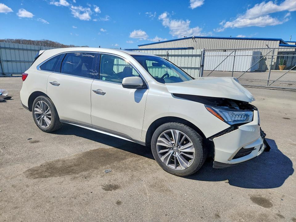 2017 Acura Mdx მანქანა იყიდება აუქციონზე, vin: 5J8YD4H54HL005356, აუქციონის ნომერი: 50657816