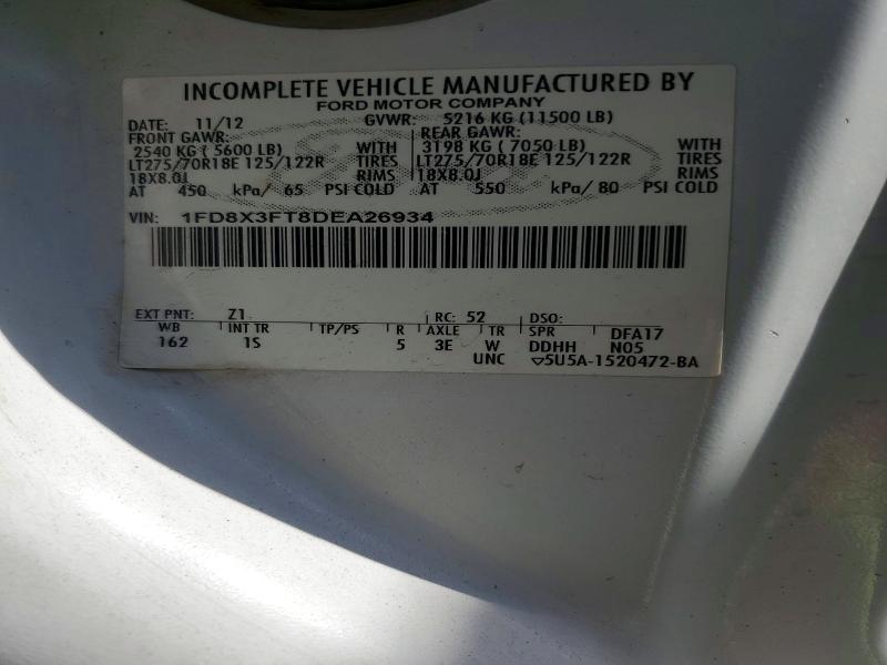 Продажа на аукционе авто 2013 Ford F350, vin: 1FD8X3FT8DEA26934, номер лота: 50191736