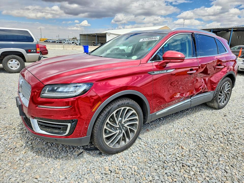 2019 Lincoln Nautilus მანქანა იყიდება აუქციონზე, vin: 2LMPJ8LP4KBL31183, აუქციონის ნომერი: 51199946