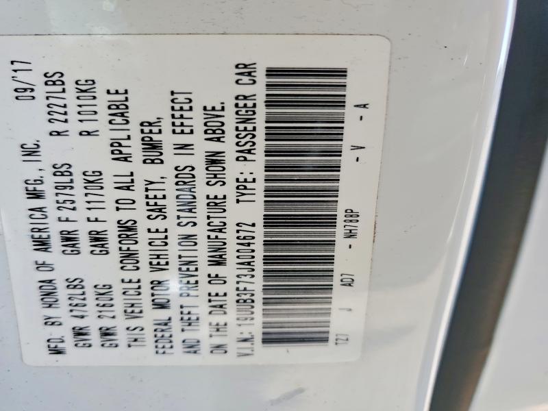 49072316 :رقم المزاد ، 19UUB3F73JA004672 vin ، 2018 Acura Tlx مزاد بيع