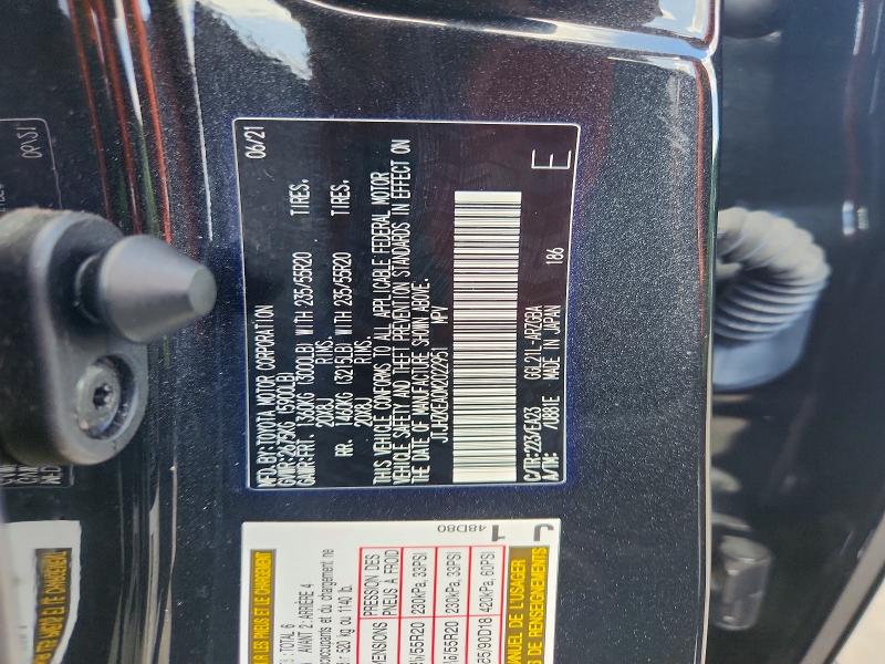 Aukcja sprzedaży 2021 Lexus Rx, vin: JTJHZKEA0M2022951, numer aukcji: 49751216