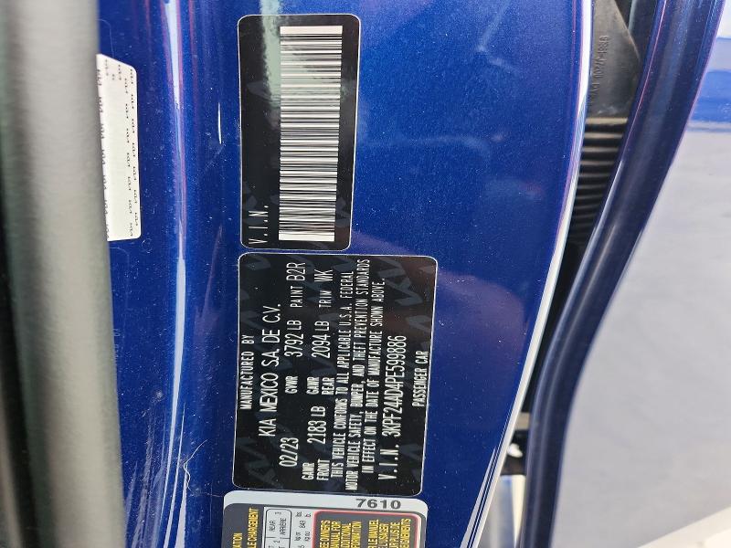 Aukcja sprzedaży 2023 Kia Forte, vin: 3KPF24AD4PE599886, numer aukcji: 51888716