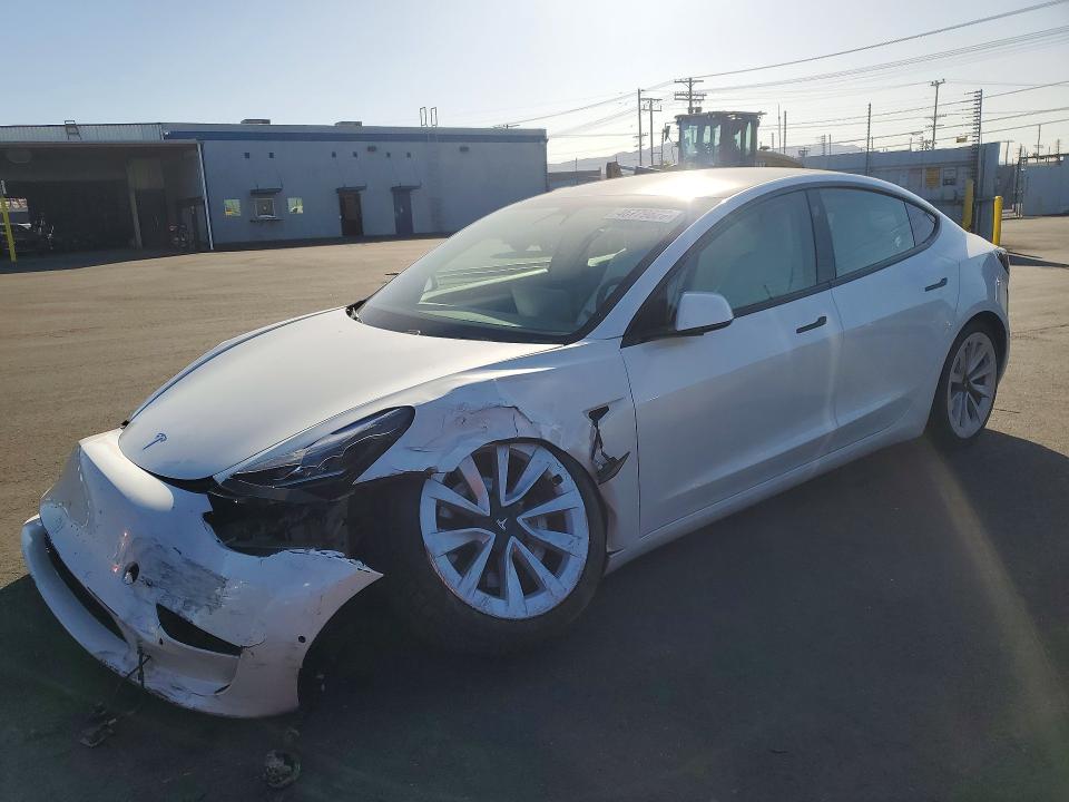 2021 Tesla Model 3 მანქანა იყიდება აუქციონზე, vin: 5YJ3E1EBXMF053990, აუქციონის ნომერი: 46779826