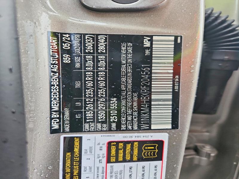 Продажа на аукционе авто 2024 Mercedes-benz Glc, vin: W1NKM4HBXRF204561, номер лота: 50697606