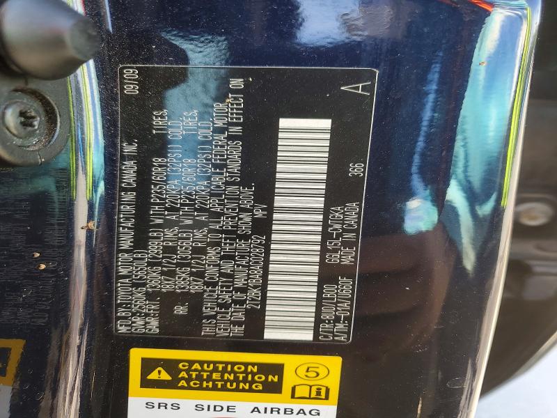 Продажа на аукционе авто 2010 Lexus Rx 350, vin: 2T2BK1BA8AC028792, номер лота: 49097966