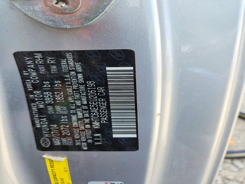2014 Hyundai Veloster მანქანა იყიდება აუქციონზე, vin: KMHTC6AE5EU206198, აუქციონის ნომერი: 48868126