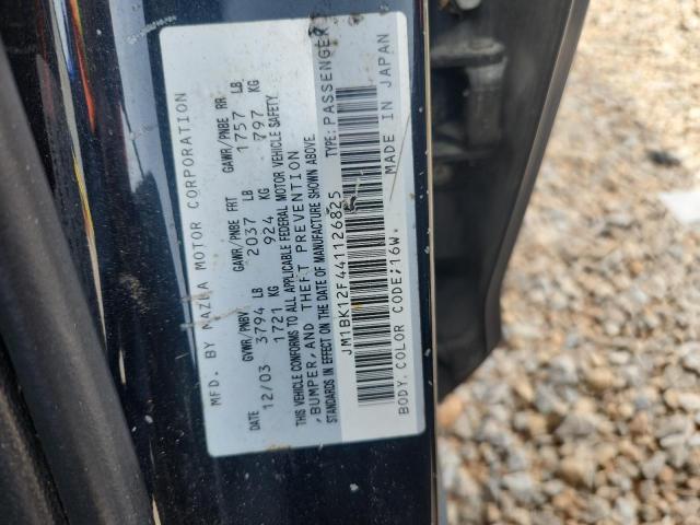 Продаж на аукціоні авто 2004 Mazda 3, vin: JM1BK12F441126825, номер лоту: 49656946