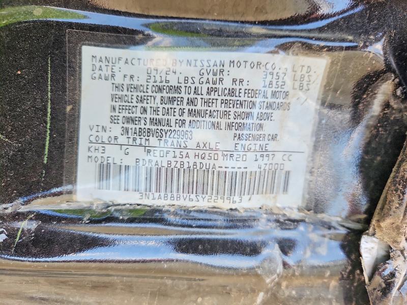 Продажа на аукционе авто 2025 Nissan Sentra, vin: 3N1AB8BV6SY229963, номер лота: 50261736