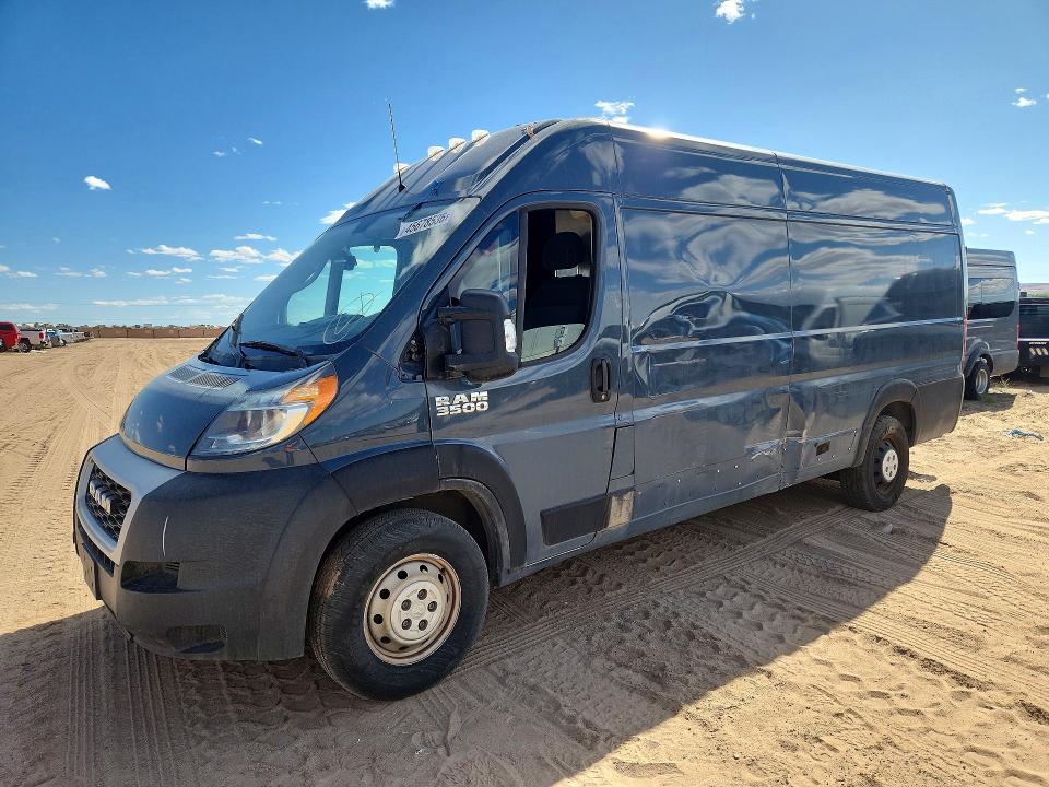 2019 Ram Promaster 3500 მანქანა იყიდება აუქციონზე, vin: 3C6URVJG6KE554449, აუქციონის ნომერი: 45678536
