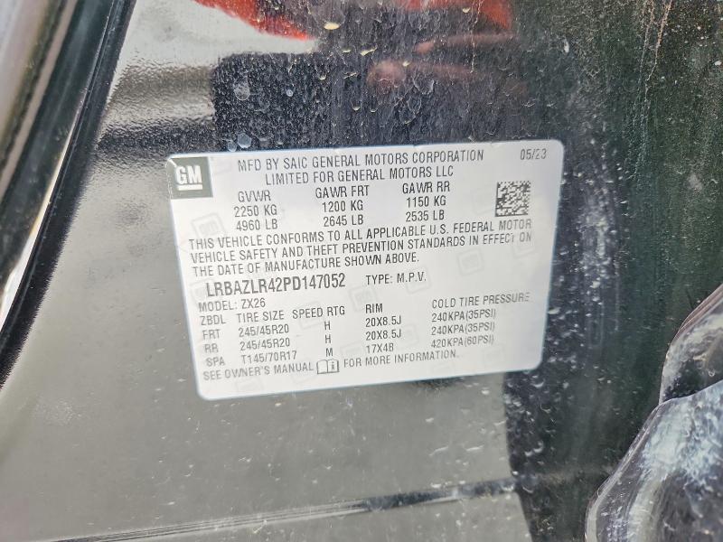 2023 Buick Envision მანქანა იყიდება აუქციონზე, vin: LRBAZLR42PD147052, აუქციონის ნომერი: 50247456