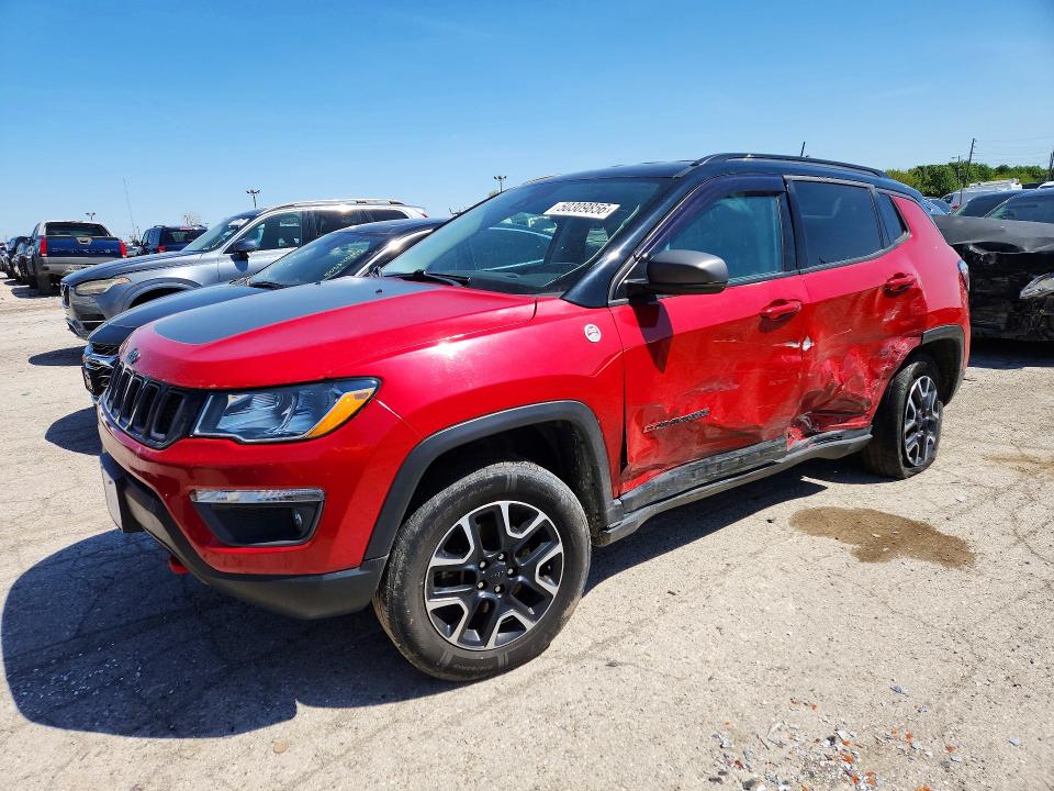 50309856 :رقم المزاد ، 3C4NJDDB6MT590820 vin ، 2021 Jeep Compass مزاد بيع