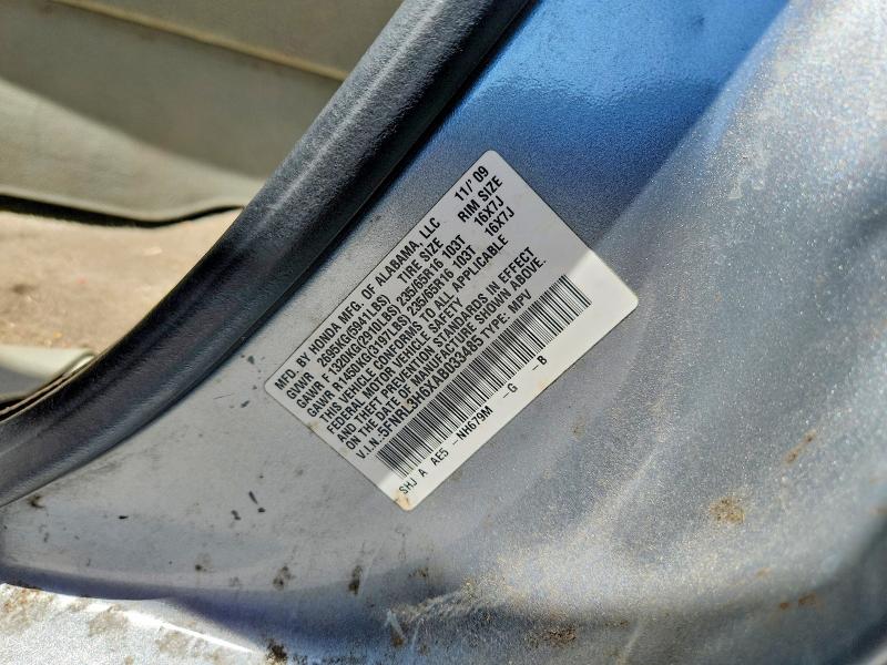 Продаж на аукціоні авто 2010 Honda Odyssey, vin: 5FNRL3H6XAB033485, номер лоту: 50946796