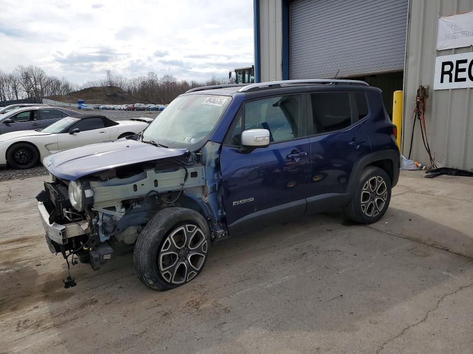 Auction sale of the 2016 Jeep Renegade, vin: ZACCJBDT5GPD06108, lot number: 49436576