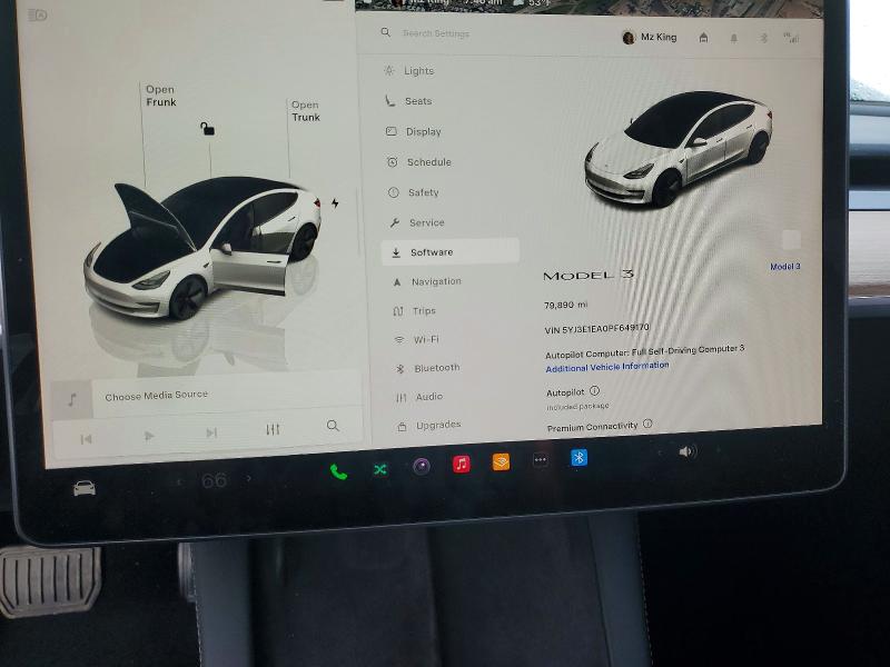 Auction sale of the 2023 Tesla Model 3, vin: 5YJ3E1EA0PF649170, lot number: 49594756