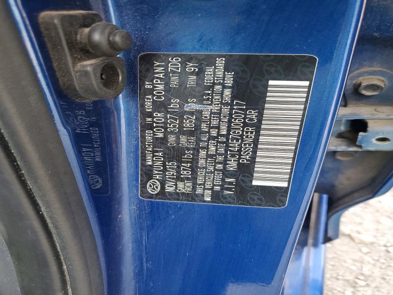 Продажа на аукционе авто 2016 Hyundai Accent, vin: KMHCT4AE7GU060717, номер лота: 49404696