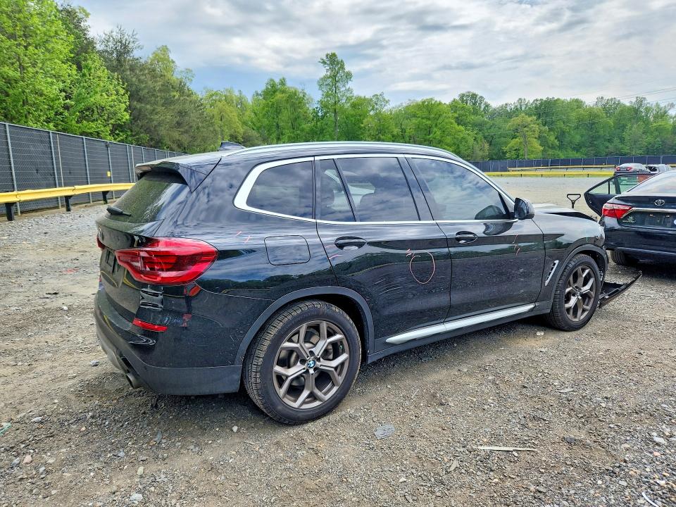 2021 Bmw X3 მანქანა იყიდება აუქციონზე, vin: 5UXTS1C0XM9G87497, აუქციონის ნომერი: 50836666