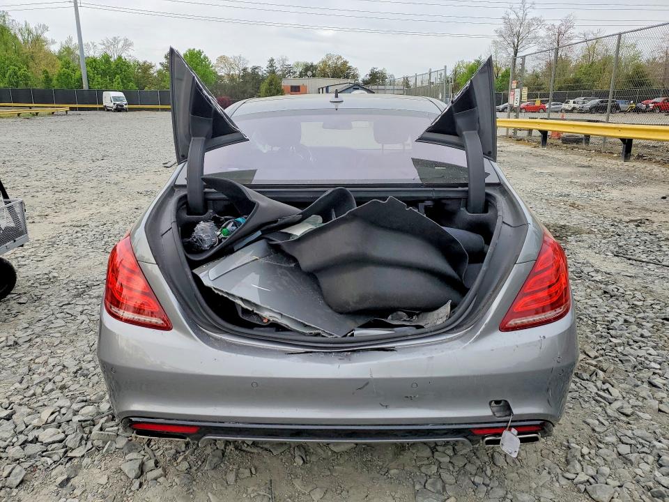 2015 Mercedes-benz S მანქანა იყიდება აუქციონზე, vin: WDDUG8FB3FA140881, აუქციონის ნომერი: 49603846