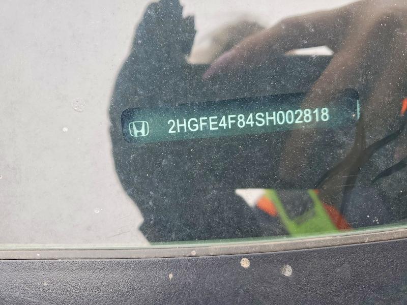 Продажа на аукционе авто 2025 Honda Civic, vin: 2HGFE4F84SH002818, номер лота: 41920976