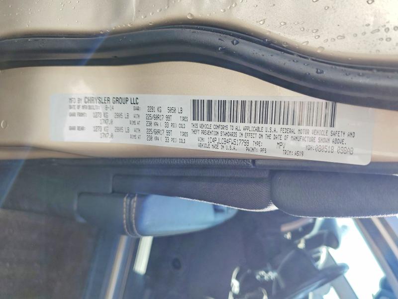 Продажа на аукционе авто 2015 Jeep Cherokee, vin: 1C4PJLCB4FW517799, номер лота: 50760136