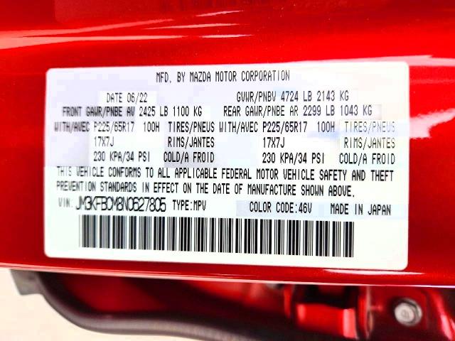 Aukcja sprzedaży 2022 Mazda Cx-5, vin: JM3KFBCM8N0627805, numer aukcji: 48764026