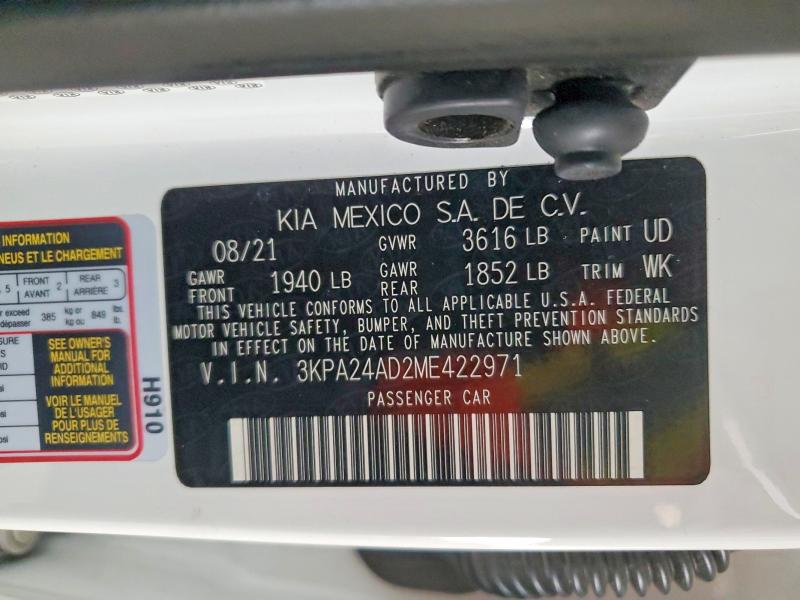 Продаж на аукціоні авто 2021 Kia Rio, vin: 3KPA24AD2ME422971, номер лоту: 50113946