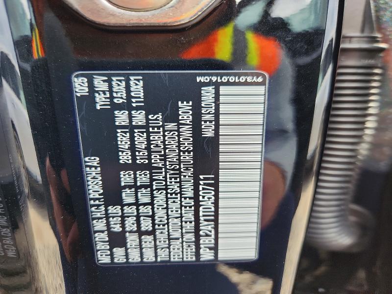 49670706 :رقم المزاد ، WP1BL2AY1TDA50711 vin ، 2026 Porsche Cayenne مزاد بيع